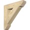 Ekena Millwork Traditional Slat Rough Sawn Bracket, Douglas Fir, 4"W x 20"D x 20"H BKT04X20X20TRA06RDF - alternate 1